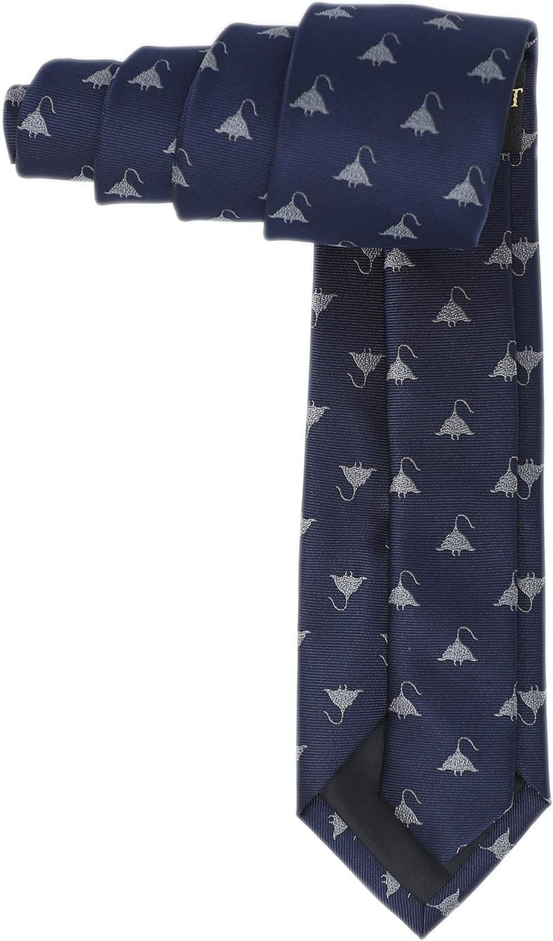 MENDEPOT Animal Pattern Necktie With Gift Box Sea Animal Pattern Tie Father's Day Birthday Gift Tie - Image 3